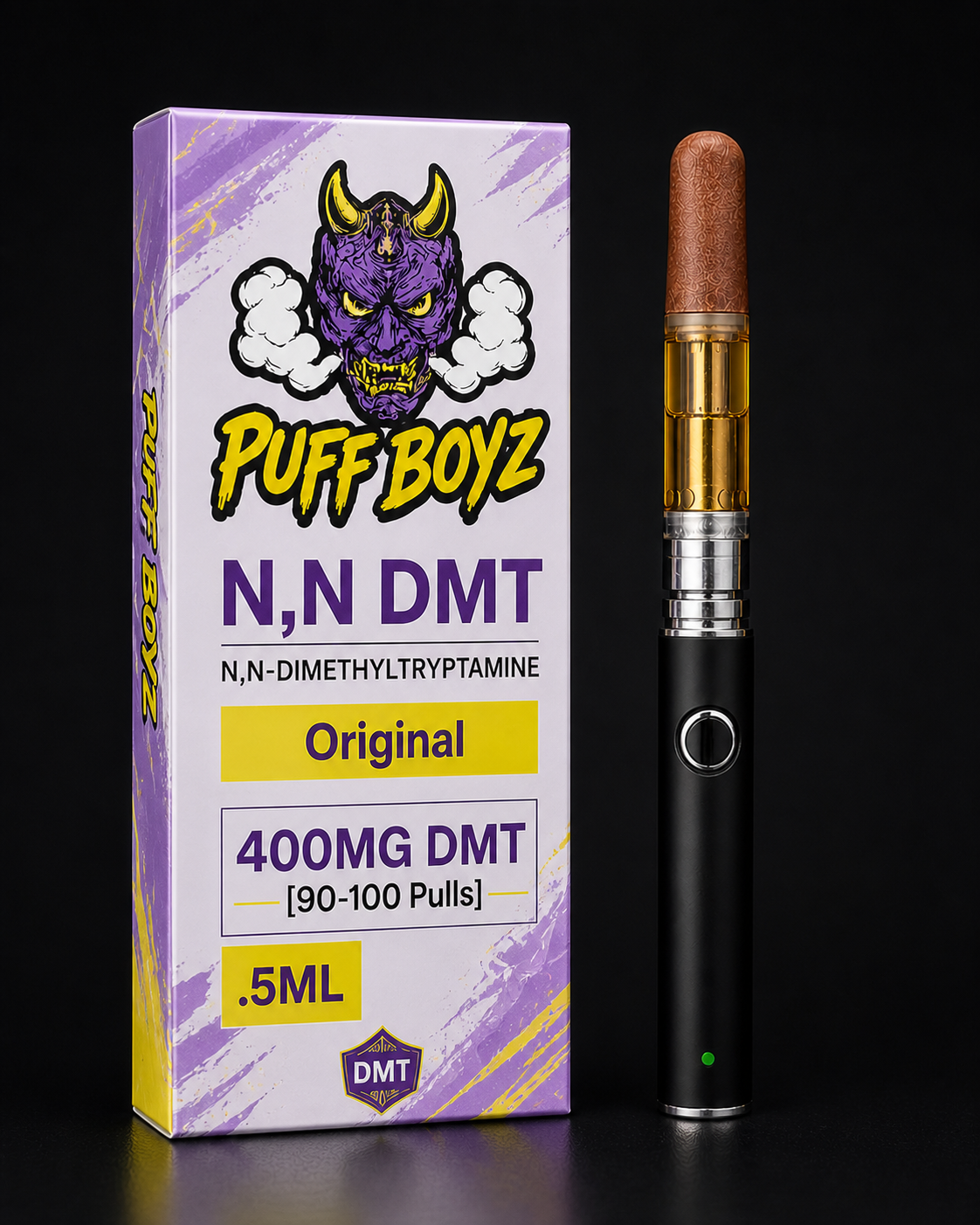 Buy N,N-DMT Vape Cartridge and Battery (Puff Boyz)